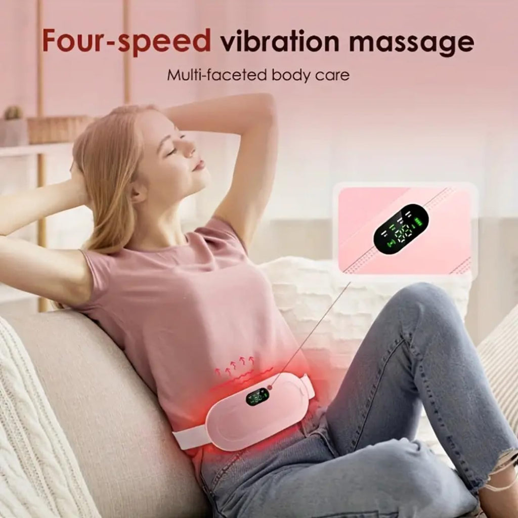 Period Cramp Relief Massager - Soothing Heat Therapy